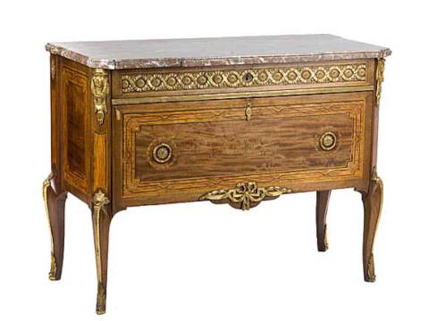 Commode from the workshop of cabinet-maker Georg Haupt, ca 1784 - 1788. Photo: Kjartan Hauglid, The Royal Collections